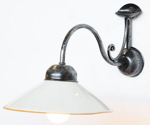 LAMPADA APPLIQUE ATMOSFERA FERRO BATTUTO LAPADE APPLIQUE LAMPIONE LANTERNE
