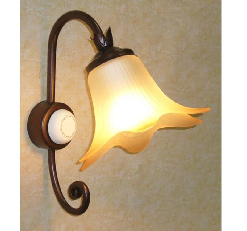 LAMPADA APPLIQUE DA MURO NUVOLA LAMPADE LAMPIONI LANTERNE APPLIQUE RUGGINE