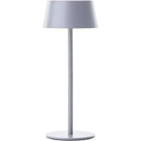 Lampada da tavolo per esterno - BRILLIANT - PICCO - LED e solare - Metallo e plastica - 5 W - Grigio satinato
