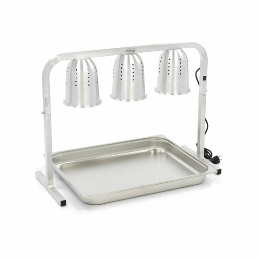 Lampada Riscaldante - 3 Lampade - incl. 3 Lampade e 1 x 2/1GN Contenitore