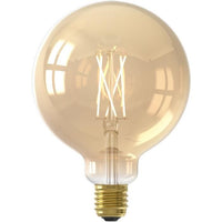 Lampadine connesse Calex LED Filamento connessa Globo ambra G125 E27