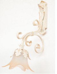 LANTERNA APPLIQUE PARIS FERRO BATTUTO CRUCCOLINI LANTERNE PLAFONIERE AVORIO