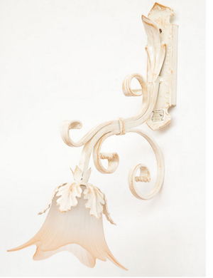 LANTERNA APPLIQUE PARIS FERRO BATTUTO CRUCCOLINI LANTERNE PLAFONIERE AVORIO