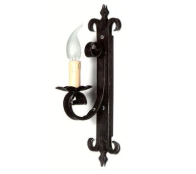 LANTERNA APPLIQUE VENETA 1 LUCE FERRO BATTUTO LANTERNE APPLIQUE LAMPIONE LAMPADE