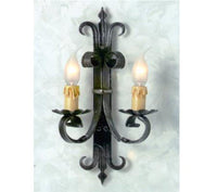 LANTERNA APPLIQUE VENETA 2 LUCI FERRO BATTUTO LANTERNE APPLIQUE LAMPIONE LAMPADE