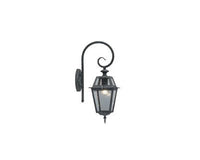 LANTERNA LAMPADA APPLIQUE NAPOLI A PARETE W60 CM. 20X20X50H