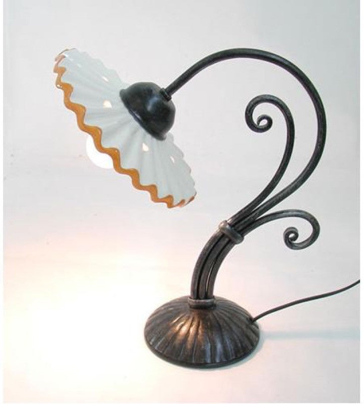 LANTERNA LUME LAMPADA APPLIQUE PLAFONIERA LUMETTO VULCANO FERRO BATTUTO