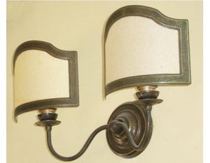 LANTERNA PLAFONIERA APPLIQUE SIRMIONE 2 LUCI CM.25X50X18 ILLUMINAZIONE