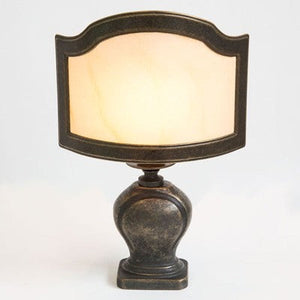 LANTERNA PLAFONIERA DA TAVOLO PERGAMENA MEDIA CM. 19X10X31 ILLUMINAZIONE