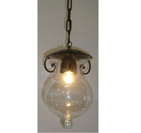 LANTERNA SOSPESA A CATENA GOCCIA D.20 LAMPADE LAMPIONE APPLIQUE LANTERNE