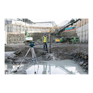 Laser rotativo Bosch Professional GRL 650 CHVG con batteria, celle, cella, occhiali, staffe, piastra, in valigetta - 0601061V00