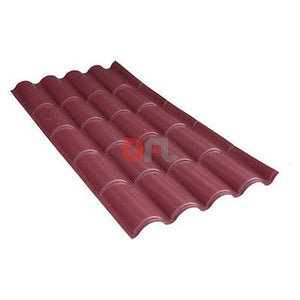 LASTRA COPPO PANNELLO TETTO TEGOLE ROSSO MATTONE CM85X175 USO CIVILE INDUSTRIALE