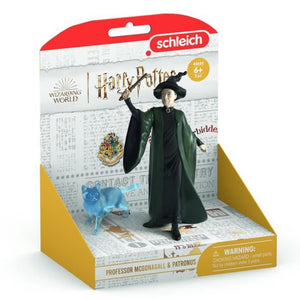Le figurine della Professoressa McGonagall e del suo Patronus, Schleich 42682 Harry Potter, Per bambini dai 6 anni