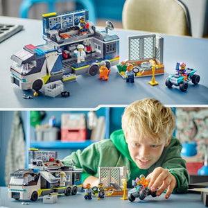 LEGO City 60418 City Il laboratorio mobile di scienze forensi, quad giocattolo, regalo per bambini dai 7 anni e minifigure