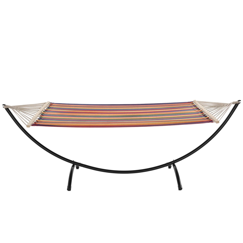 Amaca con struttura cotone poliestere metallo nero 210 cm multicolore 03_0002174