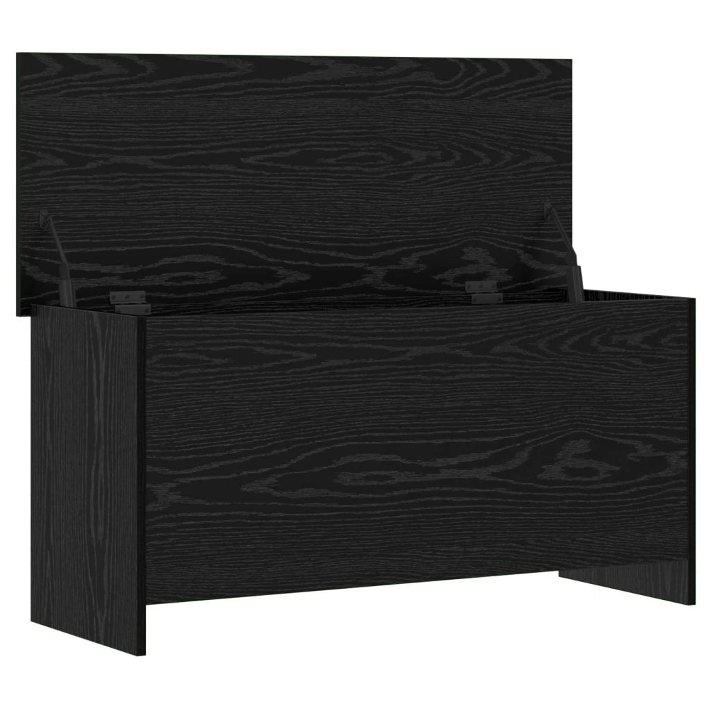 Cassa di stoccaggio Rovere Nero 100 x 40 x 50 cm 8011268