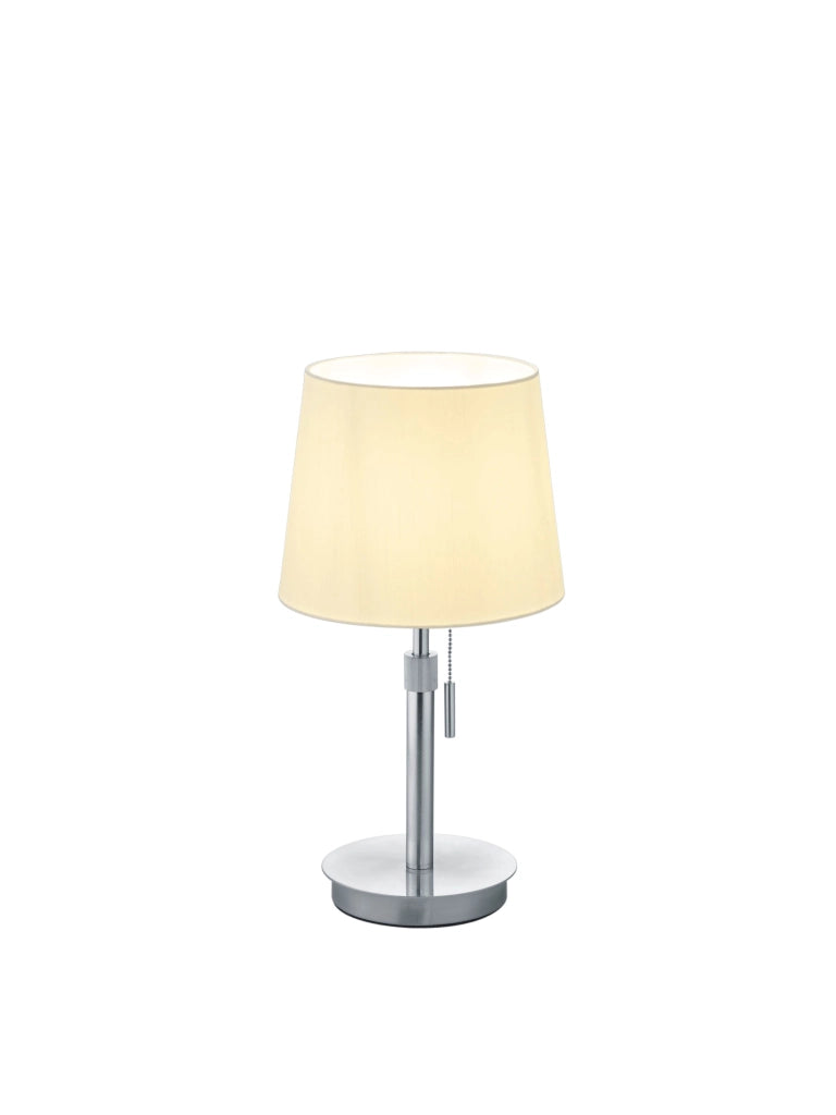 Lampada tavolo da Interno  E27 in Metallo Nickel Opaco