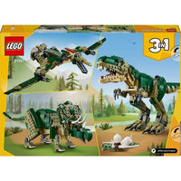 LEGO Creator 31151 T-rex 3-in-1 - Dinosauro Giocattolo Triceratopo o Pterodattilo