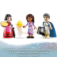 LEGO Disney Wish 43224 Il castello di Re Magnifico, giocattolo del film Wish con Asha, Dahlia e la minifigure di Re Magnifico