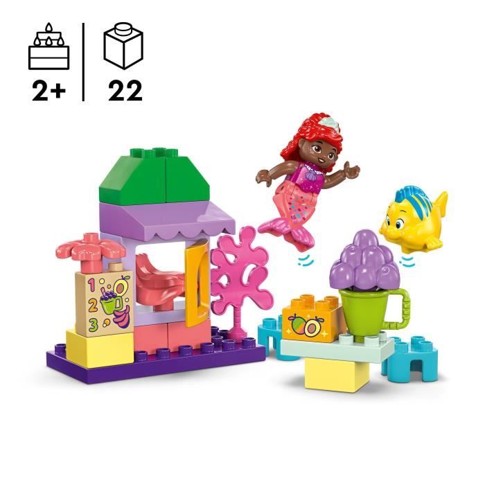 LEGO DUPLO  Disney 10420 Il tavolino da caffè di Ariel e Flounder - Set La Sirenetta