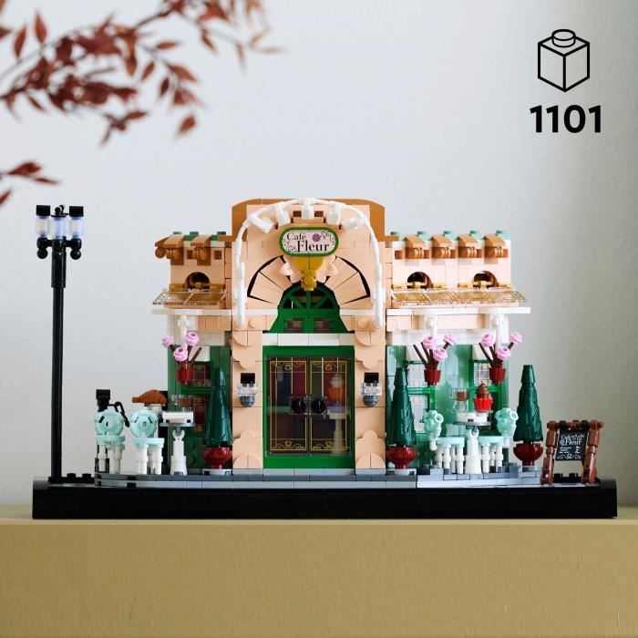 LEGO Icons 10362 French Cafe - Decorazione scaffale parigino - Set per adulti
