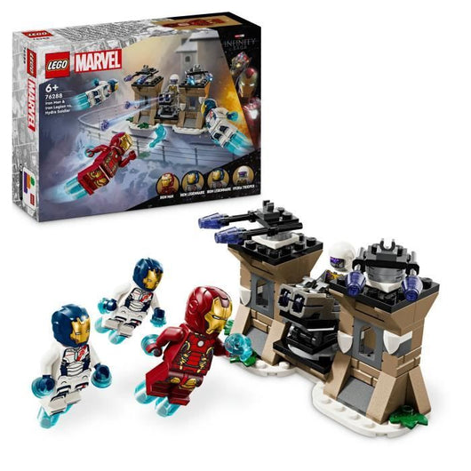 LEGO Marvel 76288 Iron Man e la Legione di Ferro contro l'Hydra Trooper, Set Avengers
