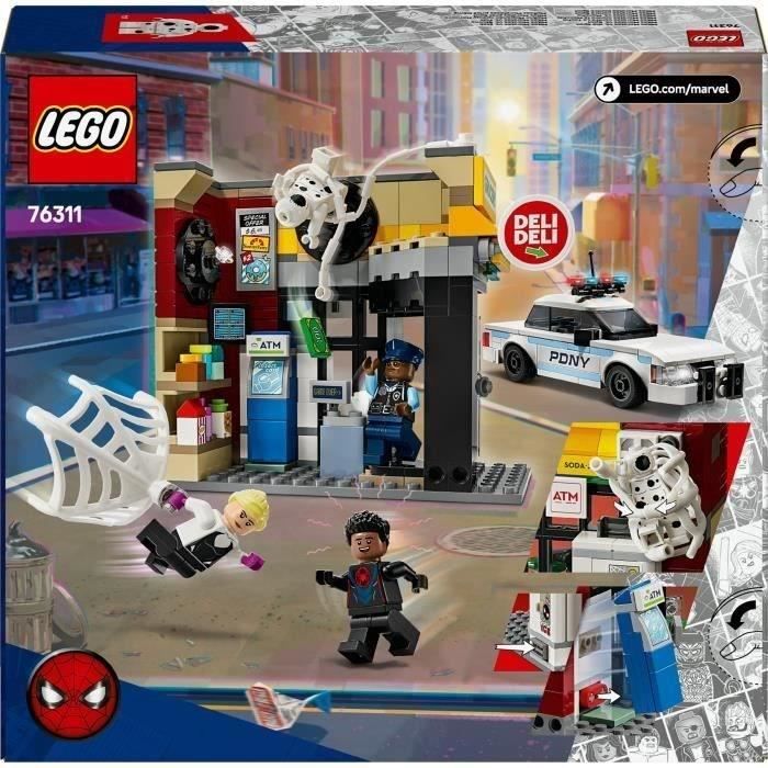 LEGO Marvel 76311 Spider-Verse: Miles Morales contro The Smudge - Gioco per ragazzi dai 9 anni in su