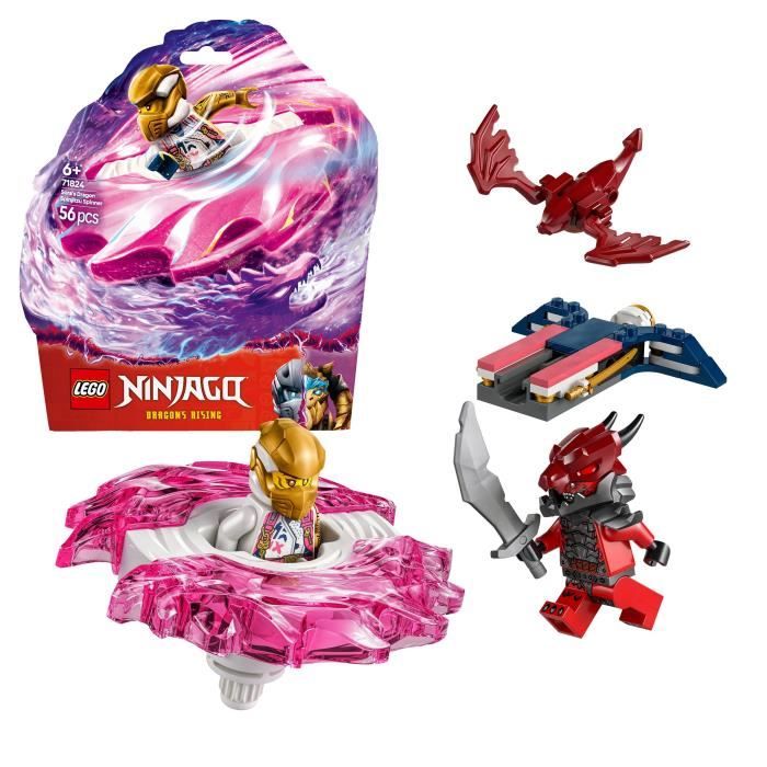 LEGO NINJAGO 71824 La Top Spinjitzu del Drago di Sora - Gioco di costruzioni per bambini di 6 anni
