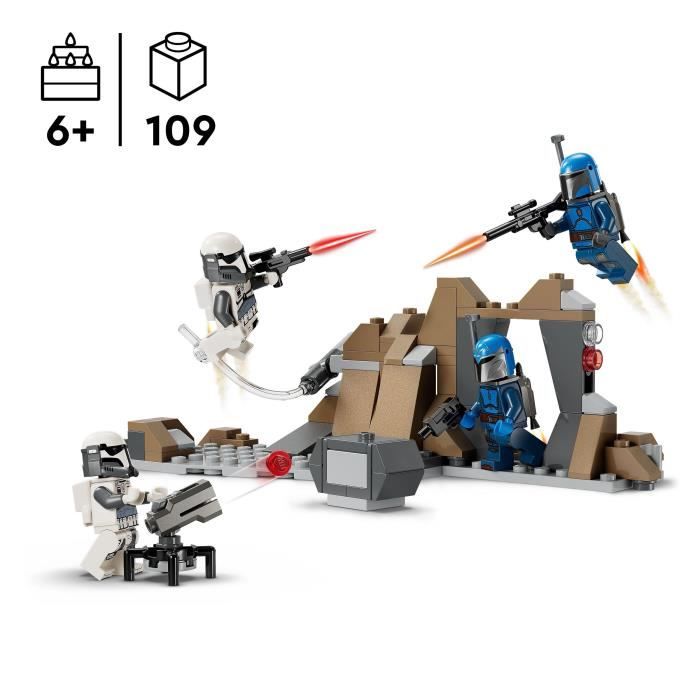 LEGO Star Wars 75373 Battle Pack L'imboscata di Mandalore - Giocattolo da costruzione