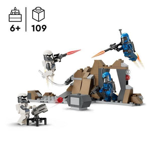 LEGO Star Wars 75373 Battle Pack L'imboscata di Mandalore - Giocattolo da costruzione
