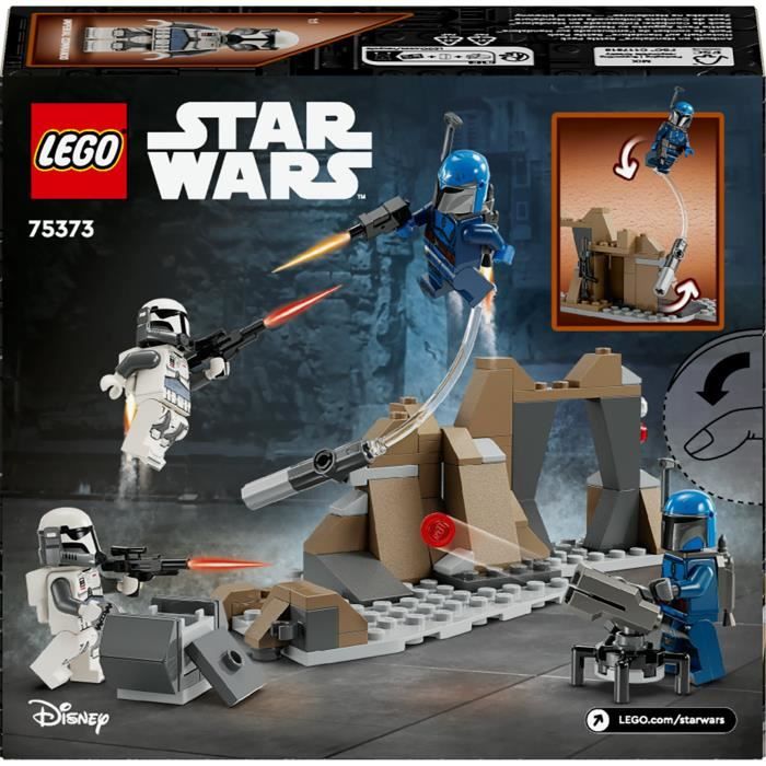 LEGO Star Wars 75373 Battle Pack L'imboscata di Mandalore - Giocattolo da costruzione