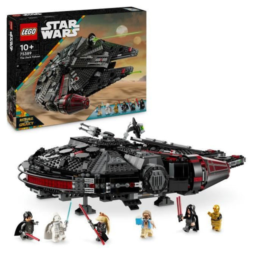 LEGO Star Wars 75389 The Black Falcon - Veicolo costruibile per bambini - Regalo