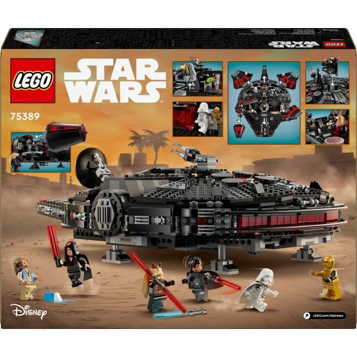 LEGO Star Wars 75389 The Black Falcon - Veicolo costruibile per bambini - Regalo