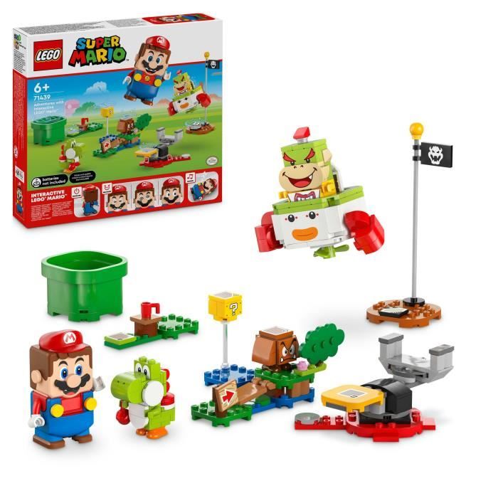 LEGO Super Mario 71439 Le avventure di LEGO Mario Interactive - Set veicolo e Yoshi