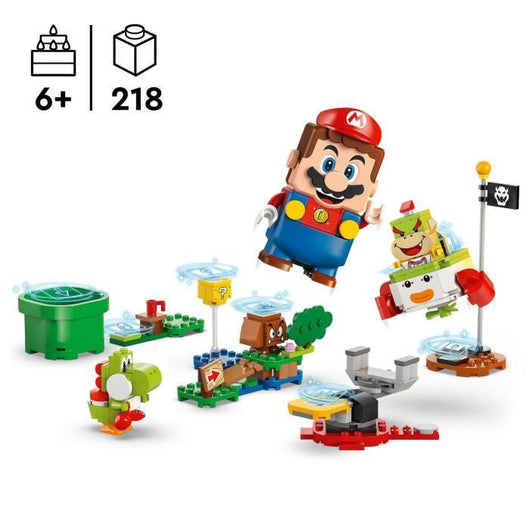 LEGO Super Mario 71439 Le avventure di LEGO Mario Interactive - Set veicolo e Yoshi