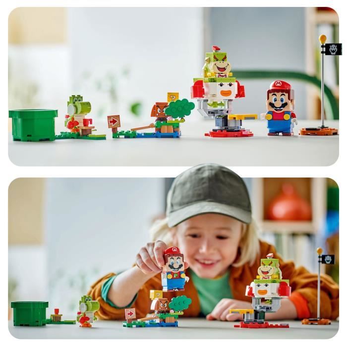 LEGO Super Mario 71439 Le avventure di LEGO Mario Interactive - Set veicolo e Yoshi