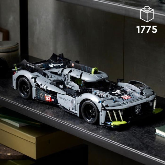 LEGO Technic 42156 Peugeot 9x8 24H Le Mans Hypercar ibrido, modello di auto da corsa