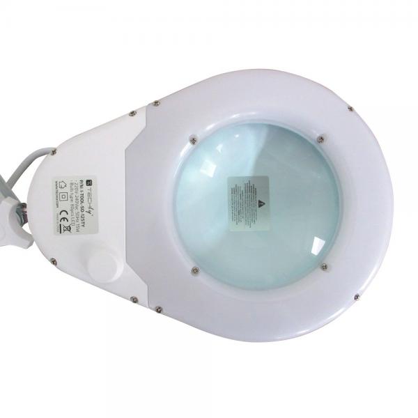 Lente d'ingrandimento con lampada e morsetto