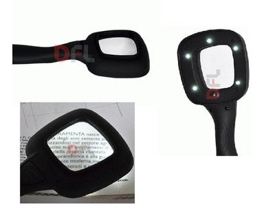 LENTE INGRANDIMENTO CON LED  65 mm - 6 LED