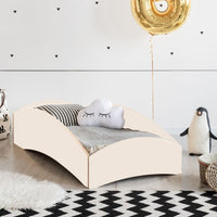 Lettino Montessori ONDA bianco 160 x 80 cm