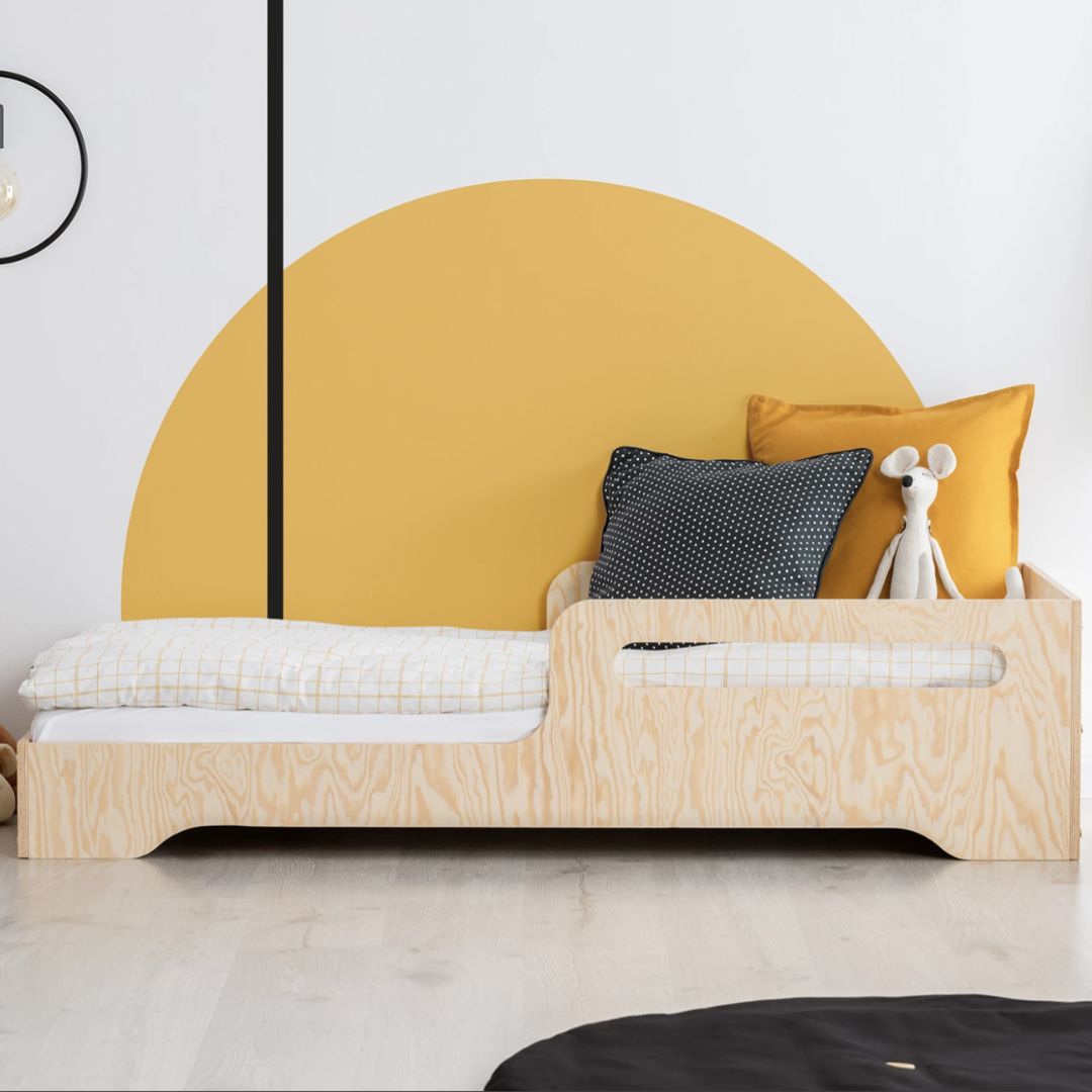 Lettino Montessori PUPPIEI beige 180 x 90 cm