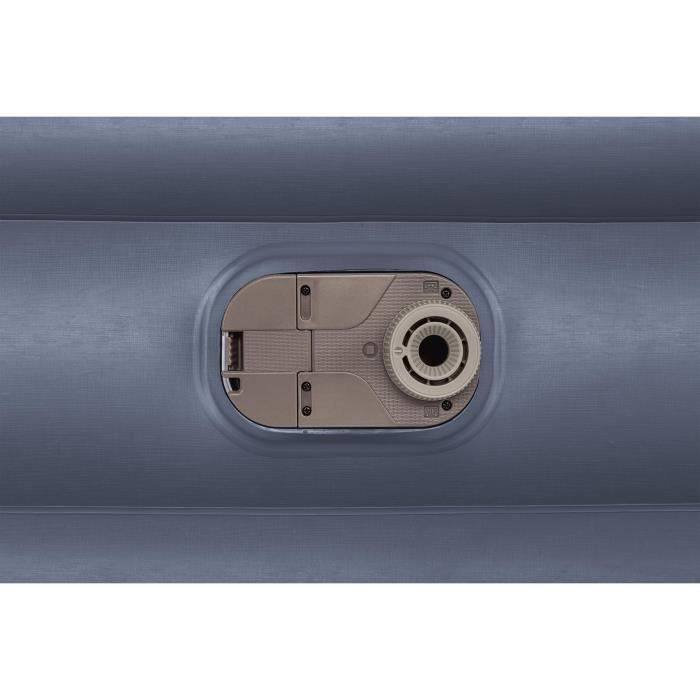 Letto gonfiabile - BESTWAY - 67923 - Tritech SleekFlow - 2 posti, 226 x 152 x 84 cm, testiera, pompa integrata