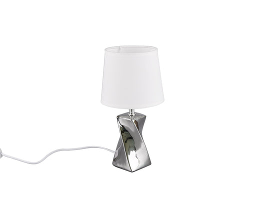 Lampada tavolo da Interno  E14 in Ceramica Argento