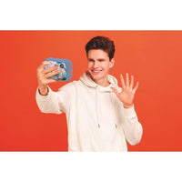 LEXIBOOK- Fotocamera istantanea Starcam foto + video Stitch - Due sensori da 1,3 MP - Flash schermo LCD da 2 pollici incluso - Blu