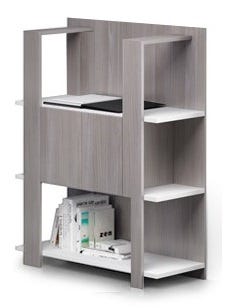 Libreria bassa con ripiani fissi cm. 100x38,6x123,6h