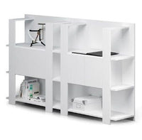Libreria bassa con ripiani fissi cm. 100x38,6x123,6h