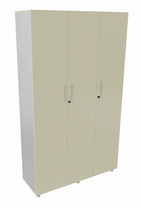 Libreria contenitore per archivio documenti a 3 ante cm. 120x40x198,8h