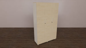 Libreria contenitore per archivio documenti a 3 ante cm. 120x40x198,8h