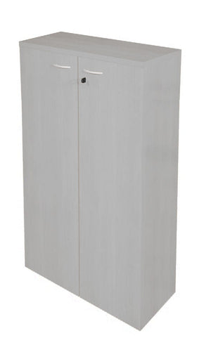 Libreria da ufficio con ante battenti in legno e serratura cm. 80x44x120h