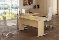 Libreria da ufficio con ante battenti in legno e serratura cm. 80x44x120h